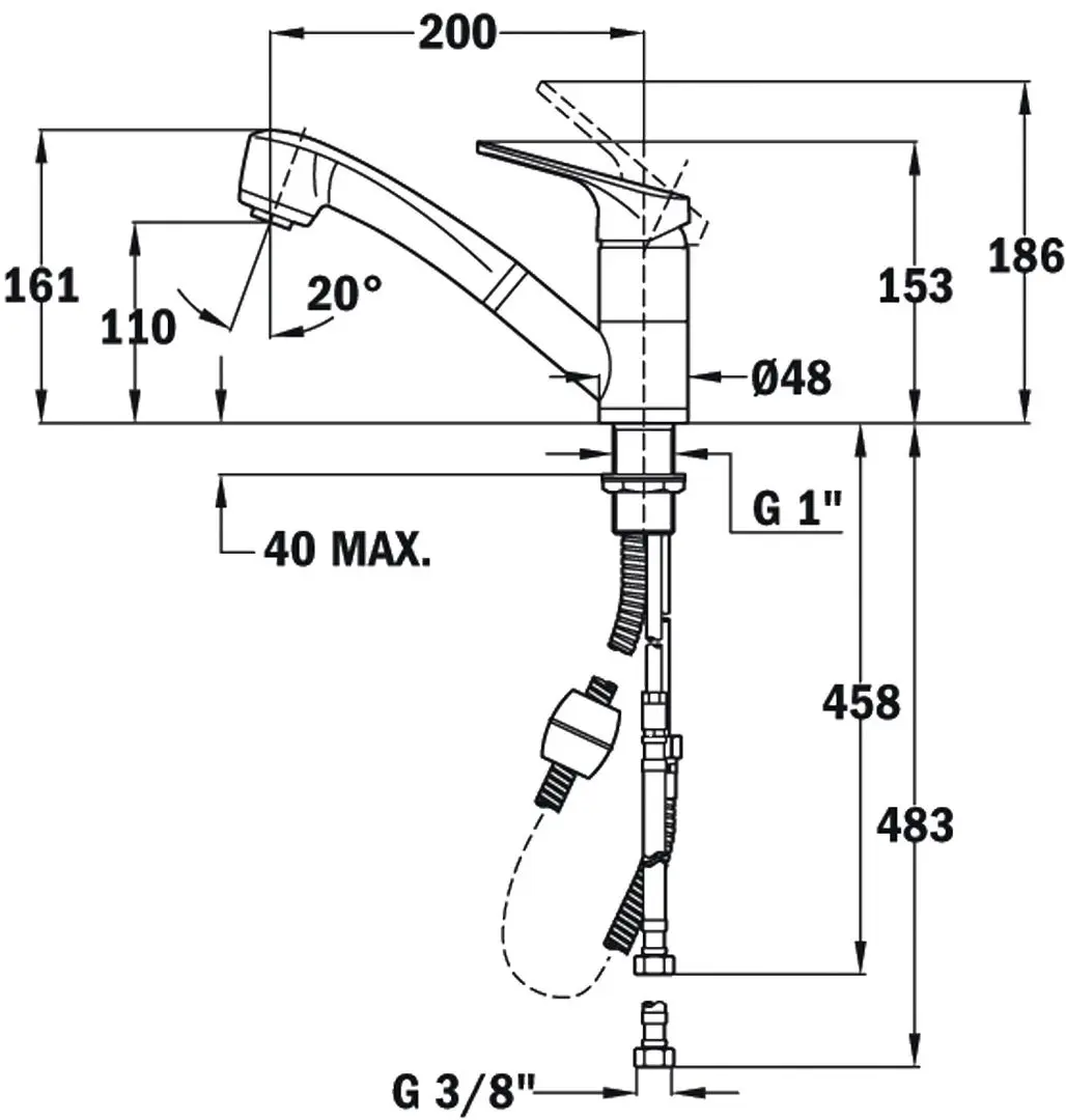 Baterie pentru chiuveta Teka Maestro MTP 978 (Sandbeige) - 2
