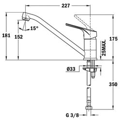 Baterie pentru chiuveta Teka MTP 913 (Carbon) Thumb