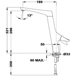 Смеситель для мойки Teka SN 915 (Chrome) Thumb