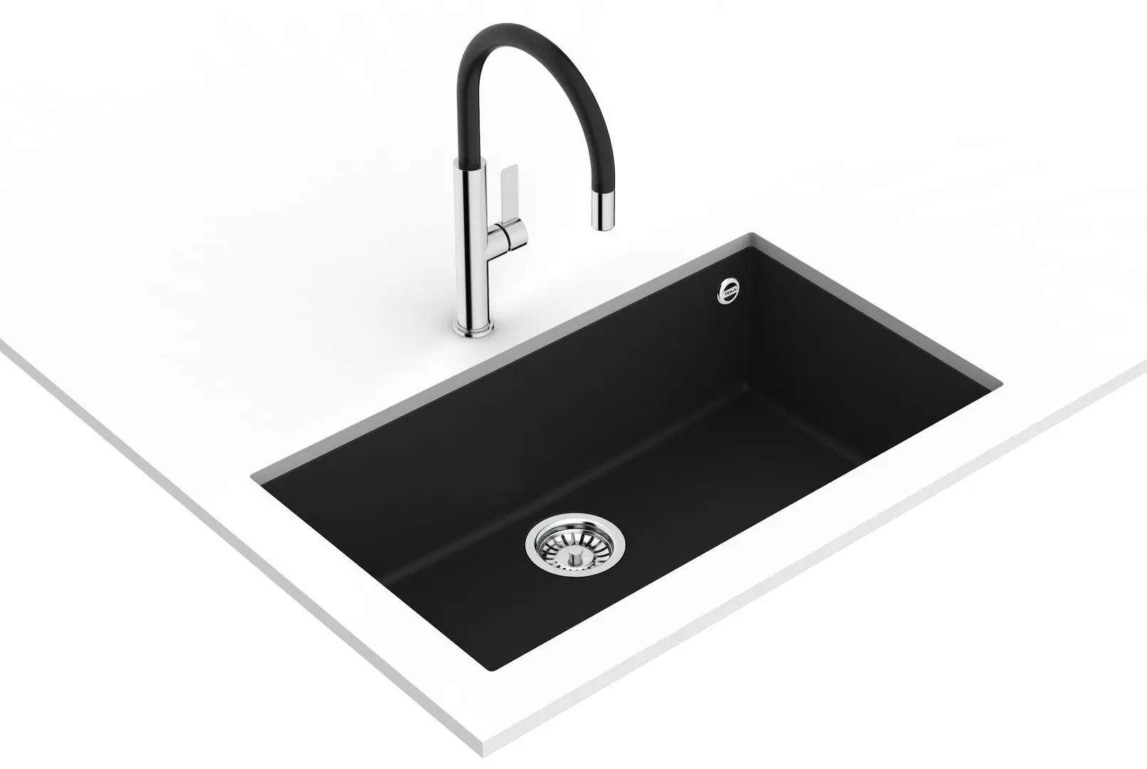 Baterie pentru chiuveta Teka Total FOT 995 (Chrome/Black) - 5