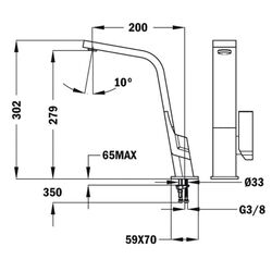 Baterie pentru chiuveta Teka Total IC 915 (Chrome) Thumb