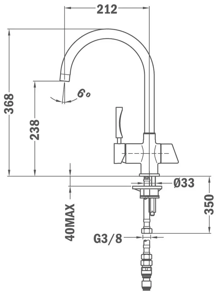 Baterie pentru chiuveta Teka Total OS 200 (Chrome) - 6