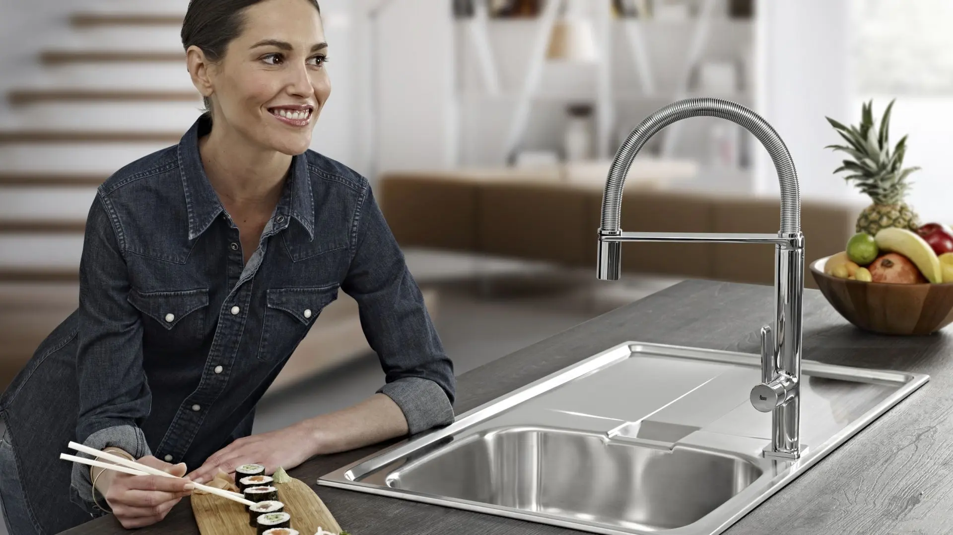 Baterie pentru chiuveta Teka FO 939 (Chrome) - 2