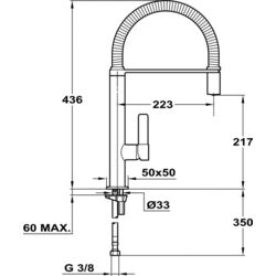 Baterie pentru chiuveta Teka FO 939 (Chrome) Thumb