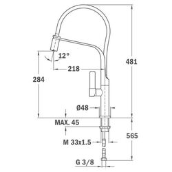 Baterie pentru chiuveta Teka FO 997 (White/Chrome) Thumb