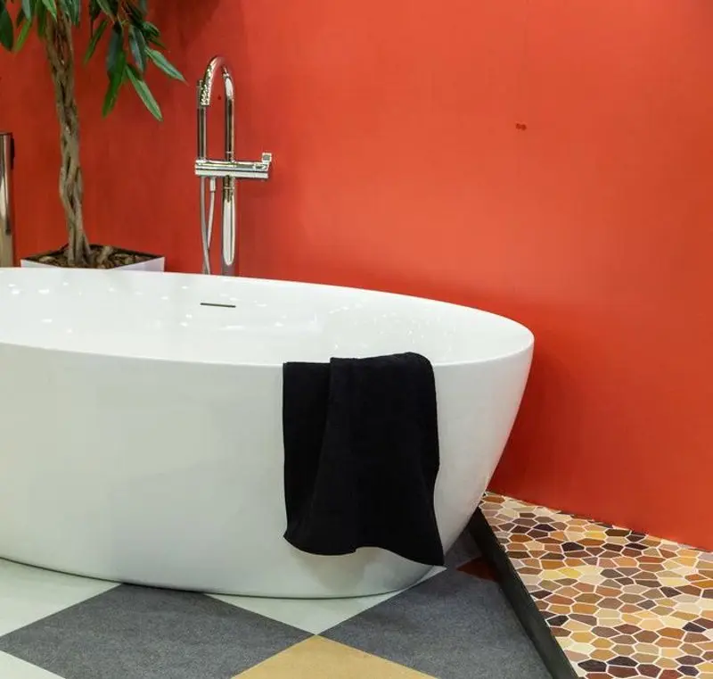 Напольный смеситель для ванны Volle 12-33-100 (Chrome)