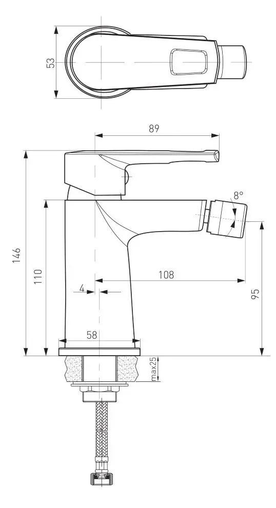 Baterie pentru bideu Volle Solar (Chrome) - 3