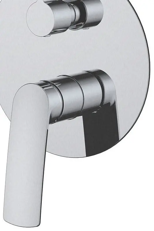 Смеситель для ванны и душа Volle Cante 1512.031402 (Nickel)