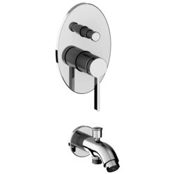 Baterie pentru dus cu montare ascunsa Volle Mora 1537.100301 (Chrome)