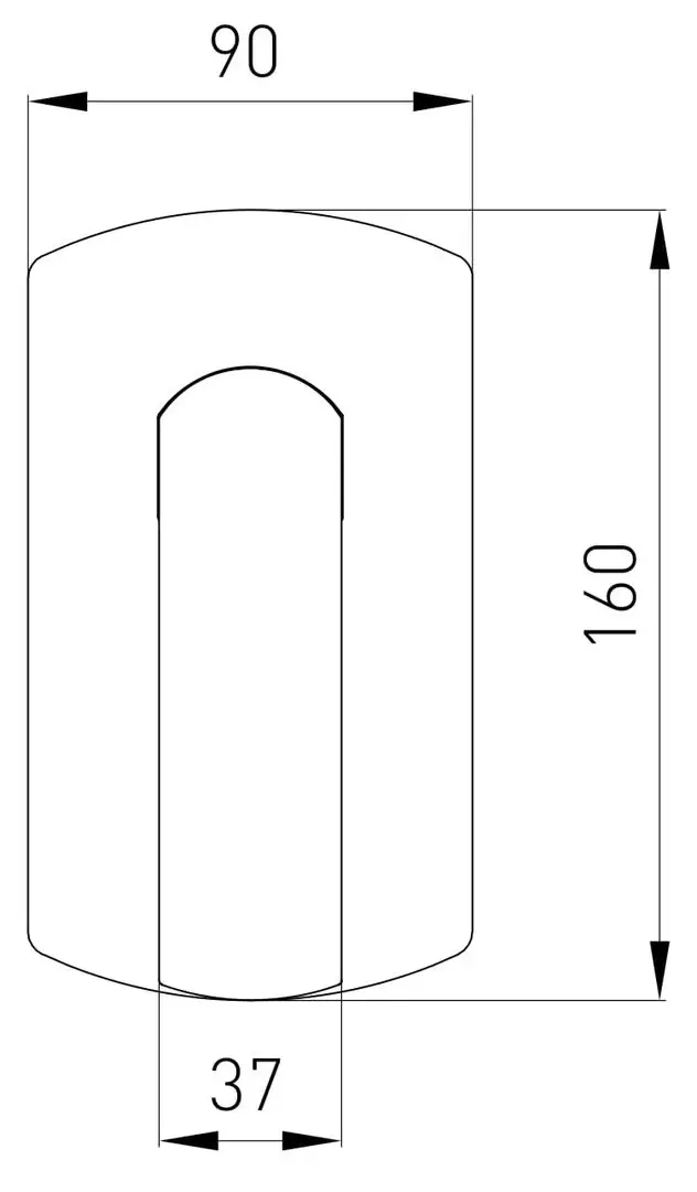 Смеситель для душа Volle Solo 1510.101401 (Chrome)
