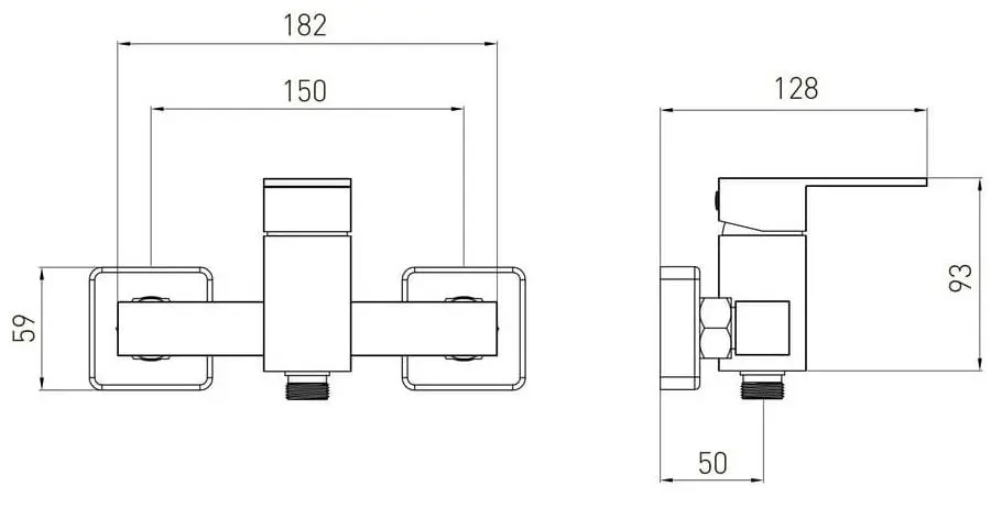 Baterie pentru dus Volle Pardo 1548.100106 (Graphite) - 3