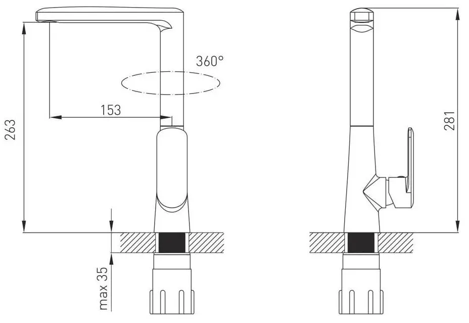 Baterie pentru bucatarie Volle Fiesta 1534.110101 (Chrome) - 3