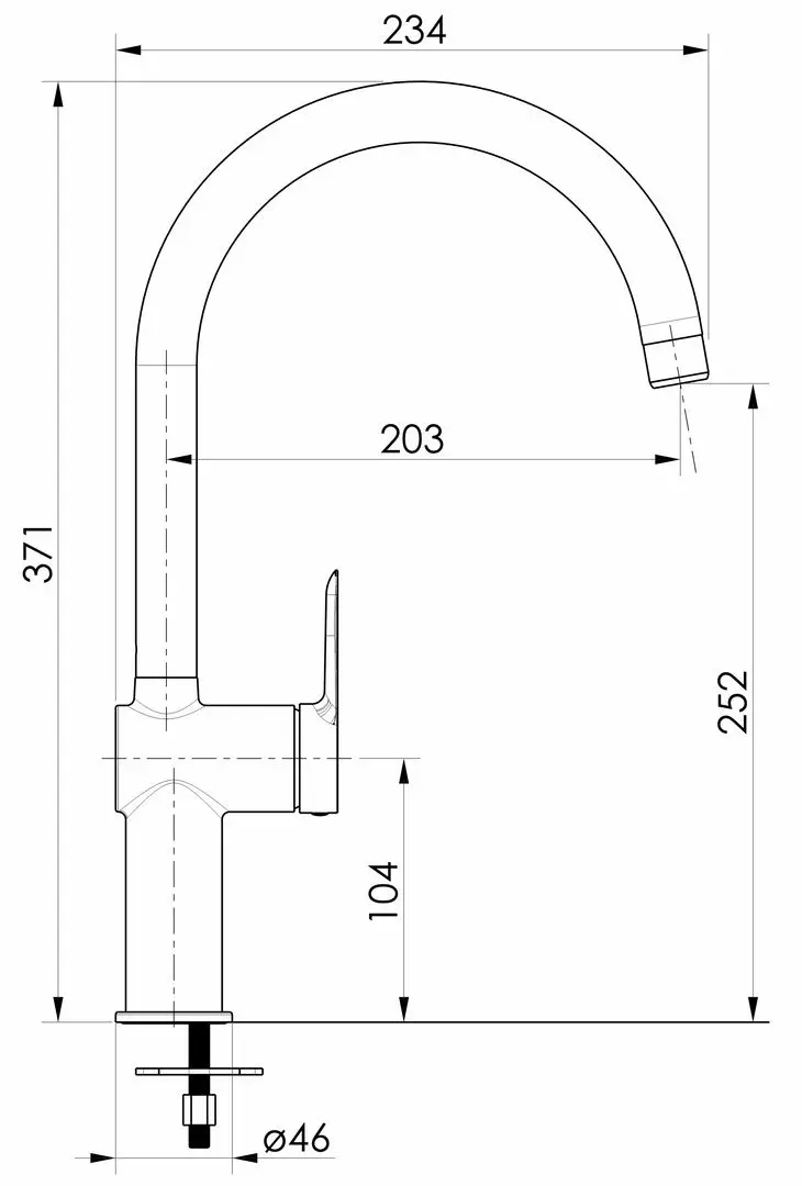 Baterie pentru bucatarie Volle Libra 1521.110101 (Chrome) - 3