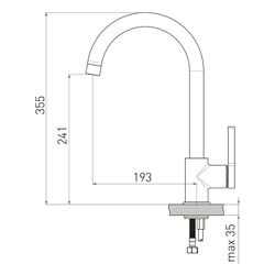 Смеситель для мойки Volle Mora 1537.110104 (Black) Thumb