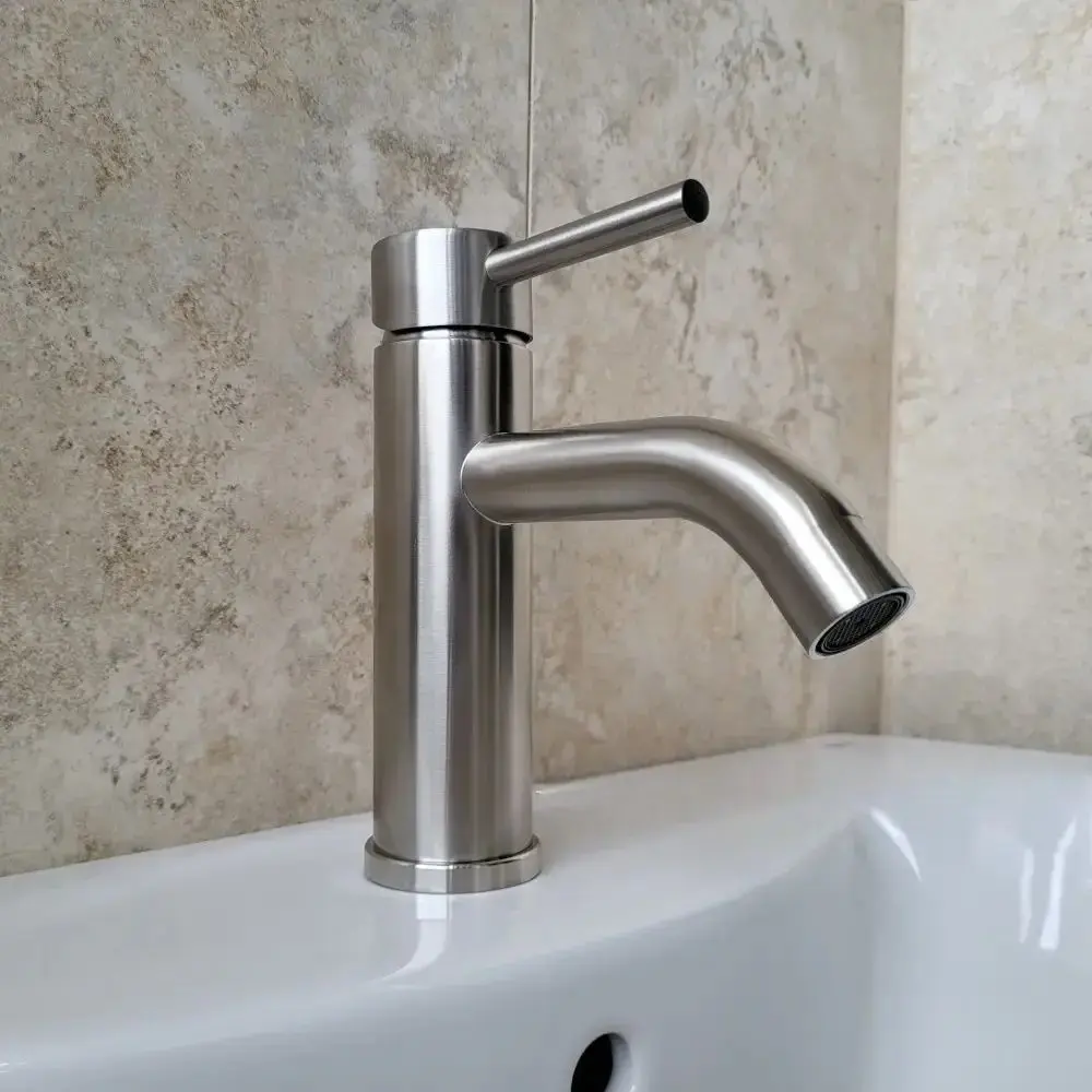 Baterie pentru lavoar Volle Cruze 1547.010102 (Brushed Nickel)