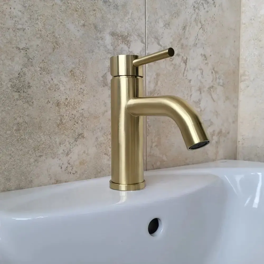 Baterie pentru lavoar Volle Cruze 1547.010115 (Brushed Gold)