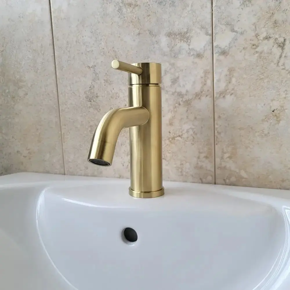 Baterie pentru lavoar Volle Cruze 1547.010115 (Brushed Gold)