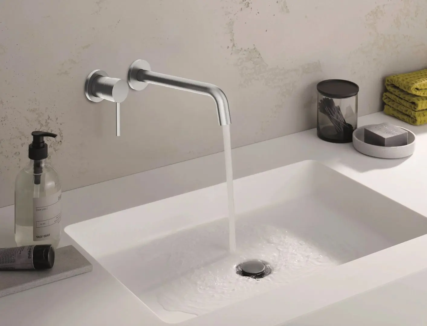 Baterie pentru lavoar Volle Cruze 1547.010302 (Brushed Nickel) - 2