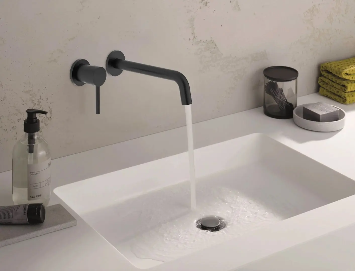 Baterie pentru lavoar Volle Cruze 1547.010304 (Black)