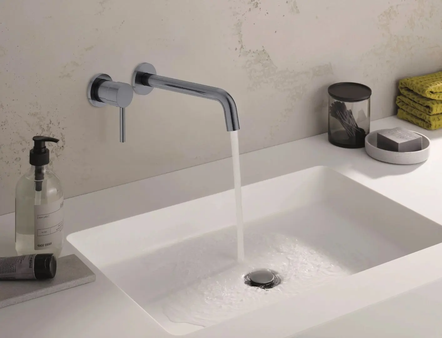 Baterie pentru lavoar Volle Cruze 1547.010306 (Graphite) - 2