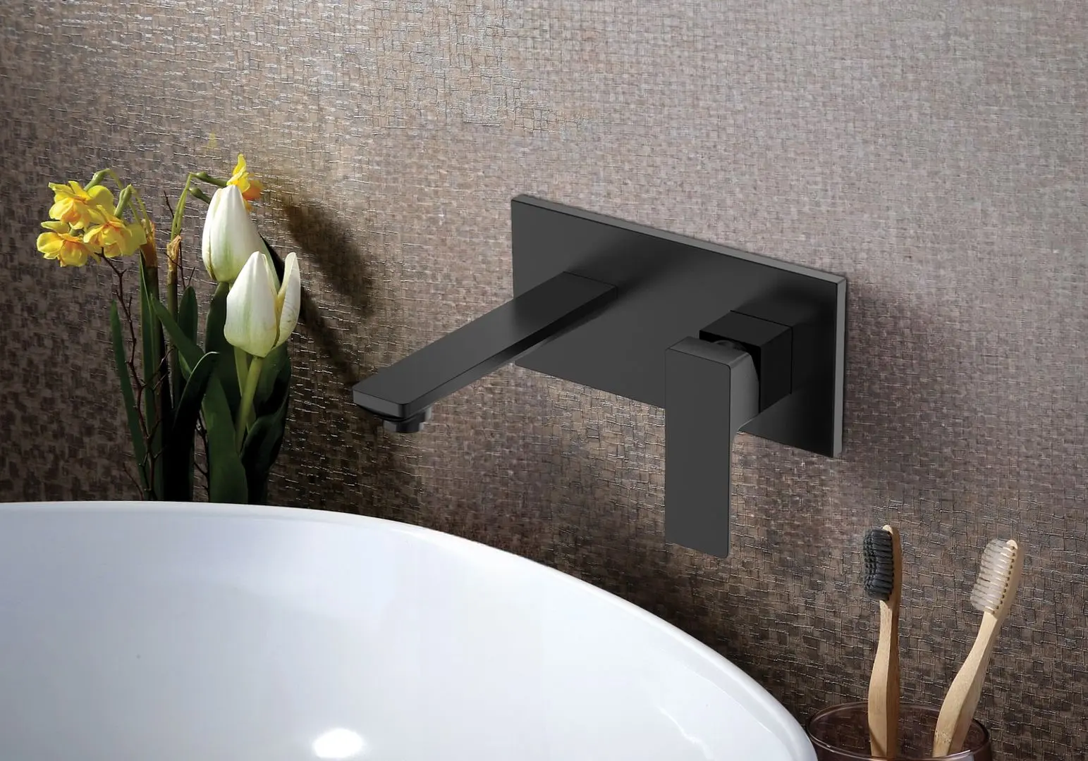 Baterie pentru lavoar Volle De la Noche 10-40-1300 (Black) - 2