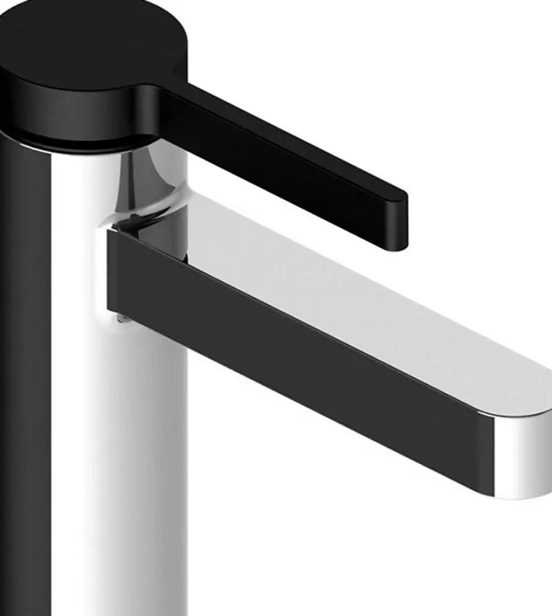 Смеситель для умывальника Volle Mora 1537.010125 (Chrome/Black)