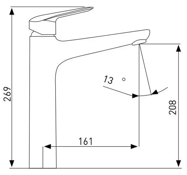 Baterie pentru lavoar Volle Nemo 15141200 (Chrome) - 3