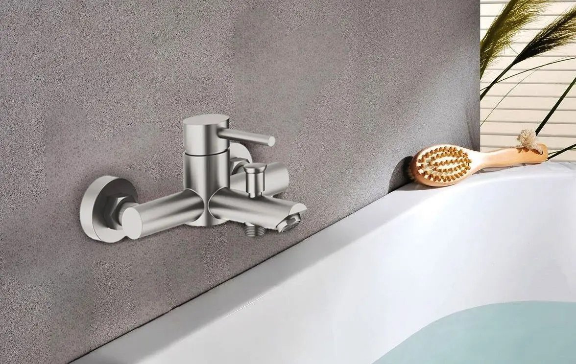 Baterie pentru cada si dus Volle Cruze 1547.030102 (Brushed Nickel) - 2