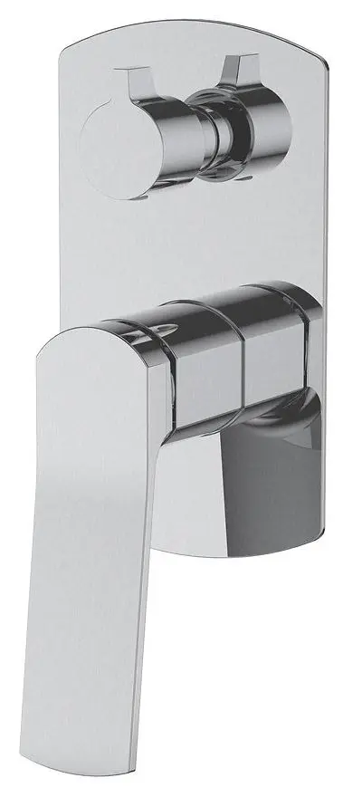 Смеситель для ванны и душа Volle Solo 1510.031402 (Brushed Nickel)