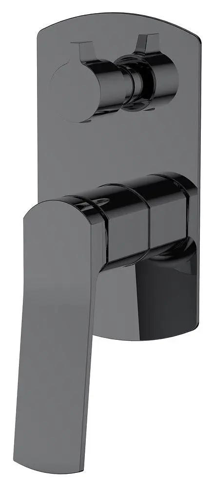 Смеситель для ванны и душа Volle Solo 1510.031405 (Graphite)