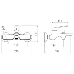 Baterie pentru cada Volle Cante 1512.031002 (Nickel) Thumb