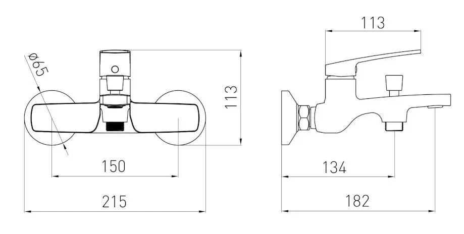 Baterie pentru cada Volle Cante 1512.031004 (Black)