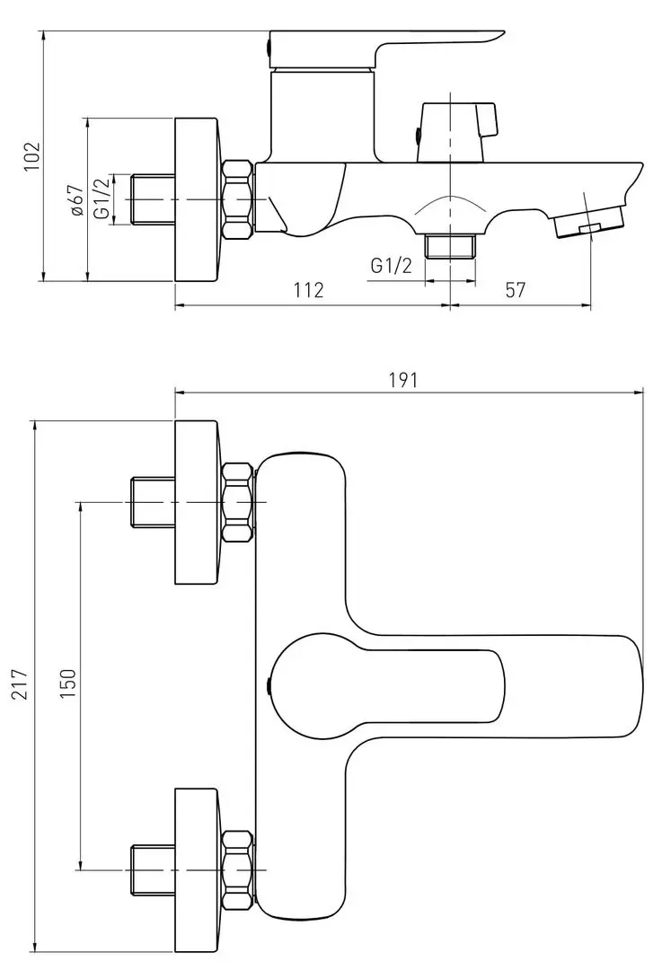 Baterie pentru cada Volle Libra 15202100 (Chrome) - 3
