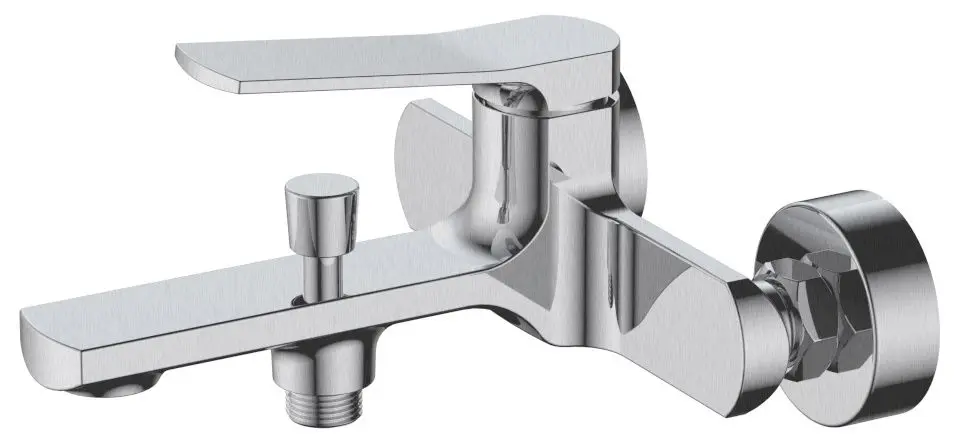 Baterie pentru cada si dus Volle Solo 1510.031002 (Brushed Nickel)