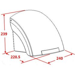 Электросушилка для рук Ferro 69091.1 (White) Thumb