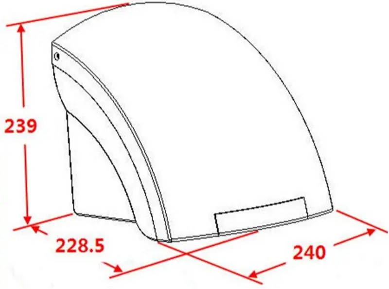 Электросушилка для рук Ferro 69091.1 (White)