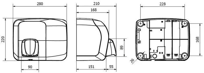 Uscator electric pentru mâini Jofel АА92500