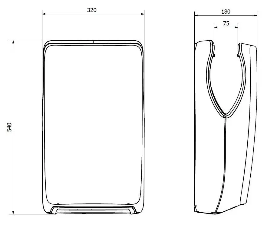 Электросушилка для рук Jofel JET SMART AA24050 (White)