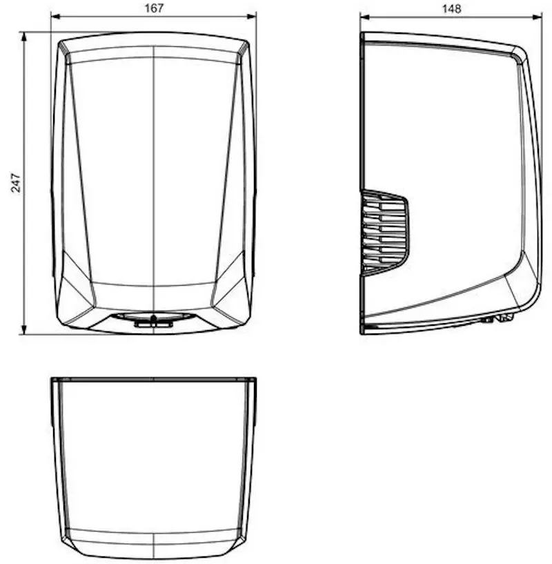 Электросушилка для рук Jofel Power+ AA56000 (White)