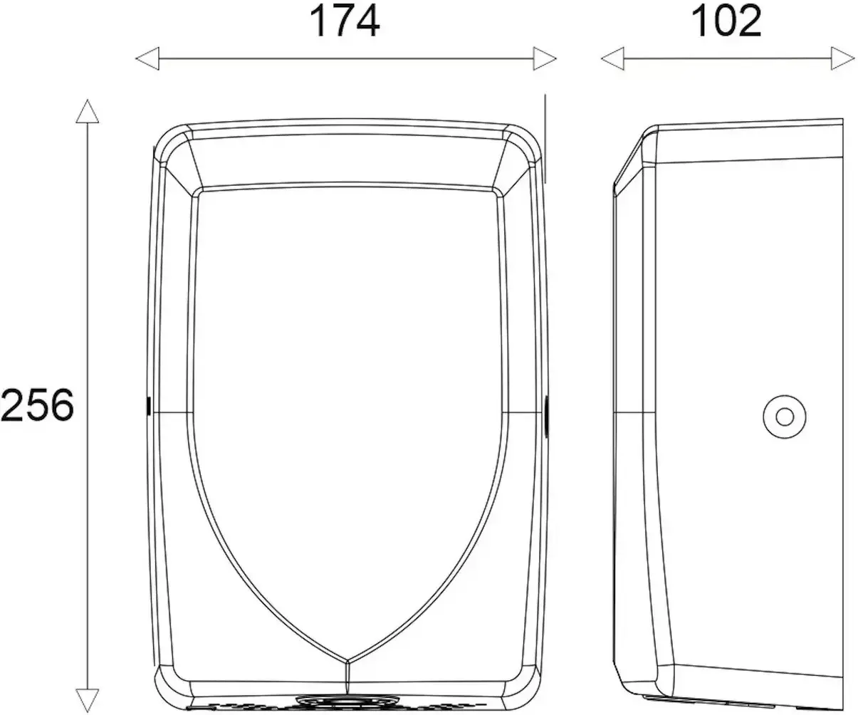 Электросушилка для рук Uniplast ThinDry KW-1019 (Black)