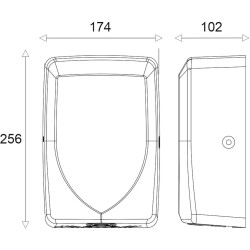 Электросушилка для рук Uniplast ThinDry KW-1019 (Inox) Thumb