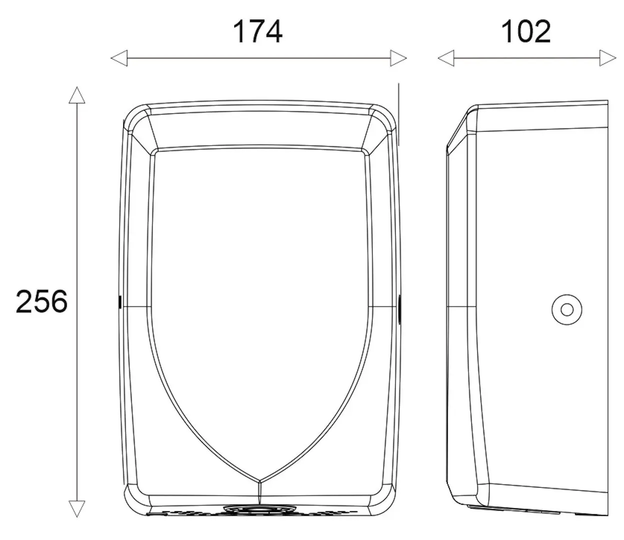 Электросушилка для рук Uniplast ThinDry KW-1019 (White) - 3