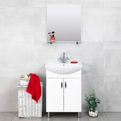 Dulap sub lavoar Bayro Lagos Cersania 600 (White) Thumb