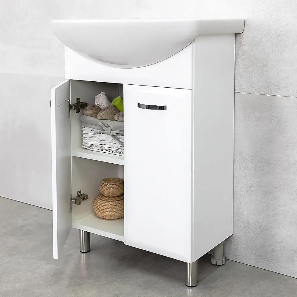 Dulap sub lavoar Bayro Tory Libra 600 (White)