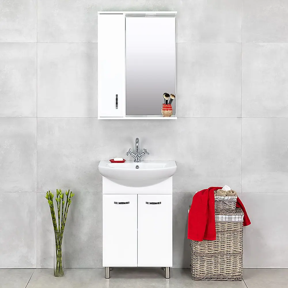 Dulap sub lavoar Bayro Tory Libra 600 (White)