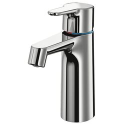 Набор тумбы с раковиной Ikea Godmorgon/Braviken 2 ящика/смеситель Brogrund 100x48x68 (Глянцевый Белый) Thumb