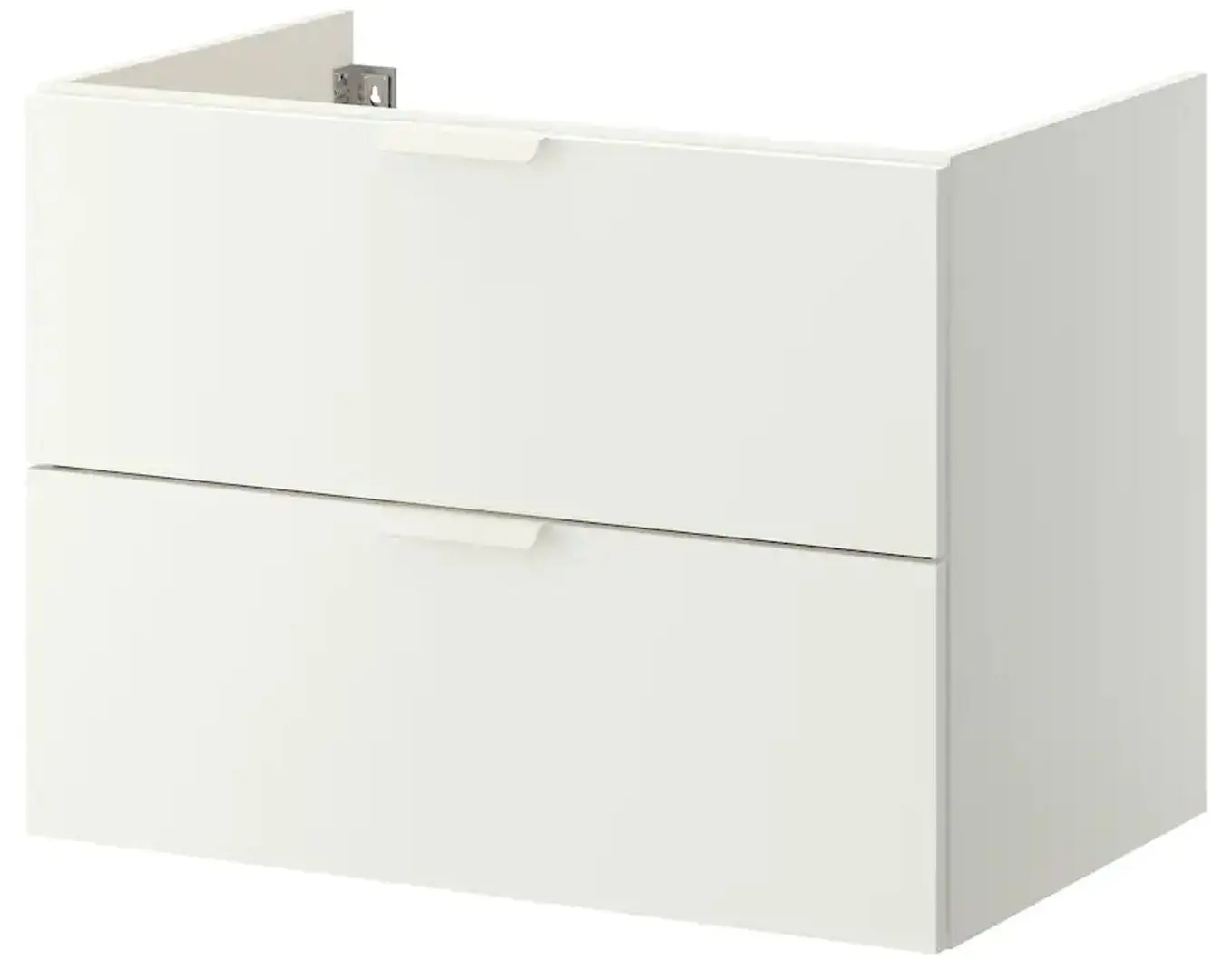 Набор тумбы с раковиной Ikea Godmorgon/Braviken 2 ящика/смеситель Brogrund 80x48x68 (Белый) - 2