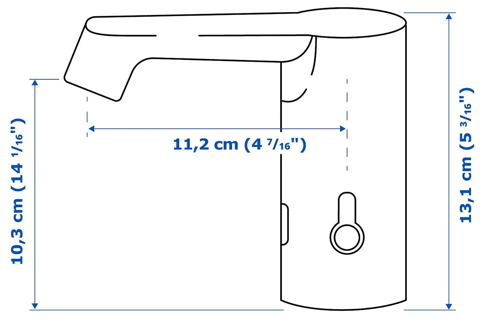 Набор тумбы с раковиной Ikea Godmorgon/Braviken 2 ящика/смеситель Brogrund 80x48x68 (Глянцевый Белый) - 5
