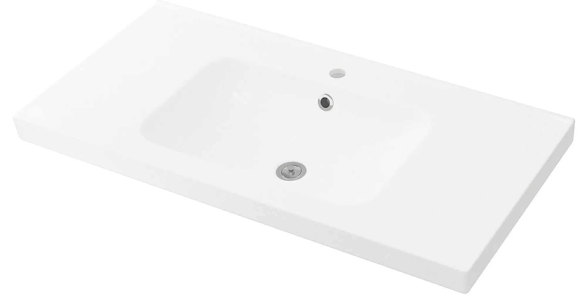 Набор тумбы с раковиной Ikea Godmorgon/Odensvik 2 ящика/смеситель Hamnskar 103x49x64 (Кашён Серый) - 2