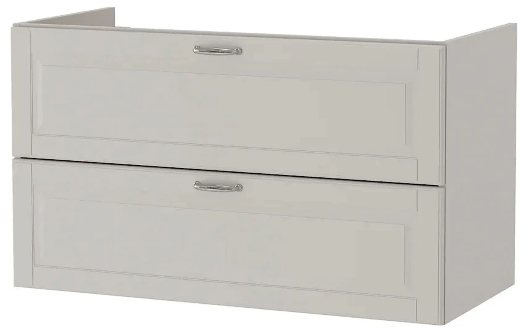 Набор тумбы с раковиной Ikea Godmorgon/Odensvik 2 ящика/смеситель Hamnskar 103x49x64 (Кашён Серый) - 10